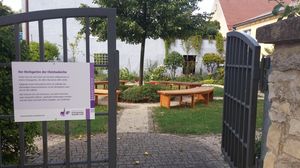 Kirchgarten lädt zum Verweilen