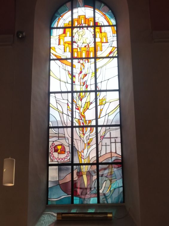 Christuskirche, Süfdfenster Ostern