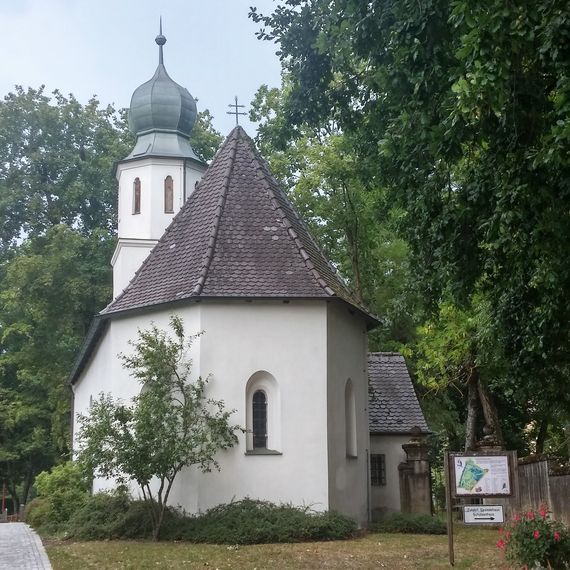 Schlosskapelle Woffenbach, Ansicht von Osten