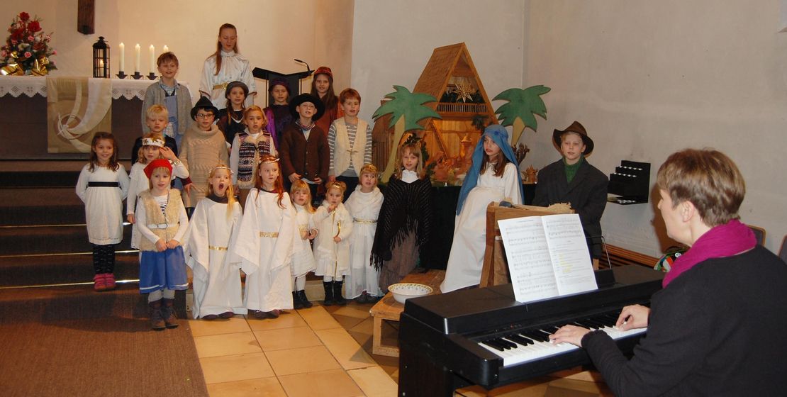 Das Krippenspiel im Weihnachtsgottesdienst 2016