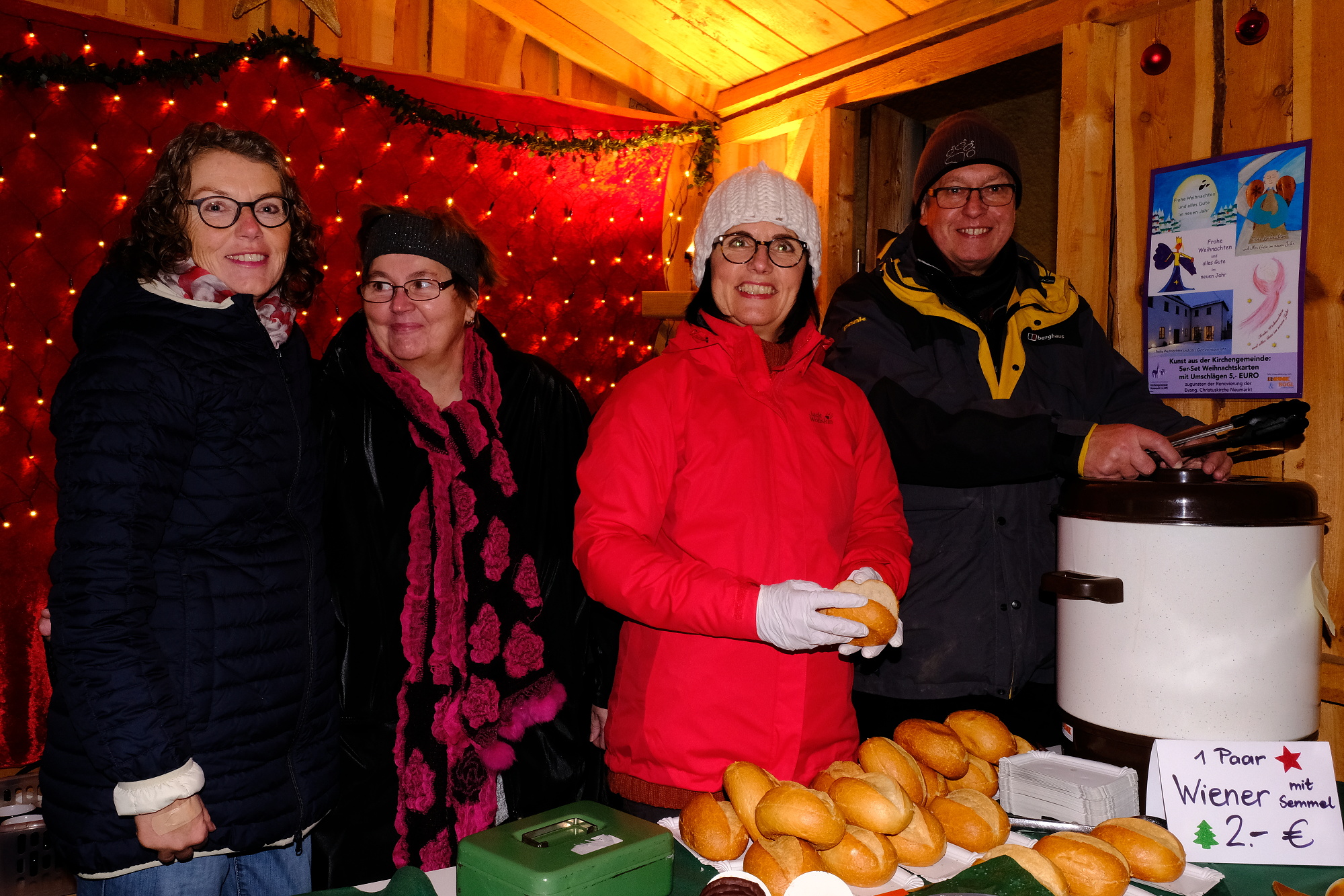 Adventshütte für die Christuskirche, Team, Foto Eifler